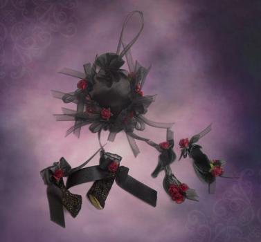 Wilde Imagination - Evangeline Ghastly - Evening Rose Set - Footwear